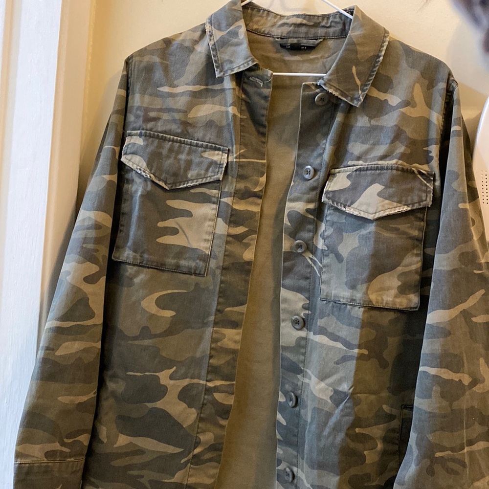 Topshop camo shirt jacket - brand new, never worn